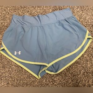 Blue under armor workout shorts